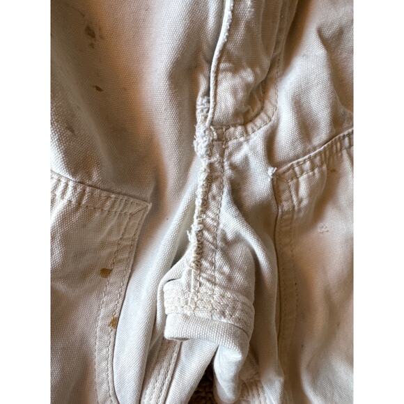 Carhartt Relaxed Fit Double Knee 31x30 Twill Ultra Faded Natural Carpenter Pants - Picture 7 of 11